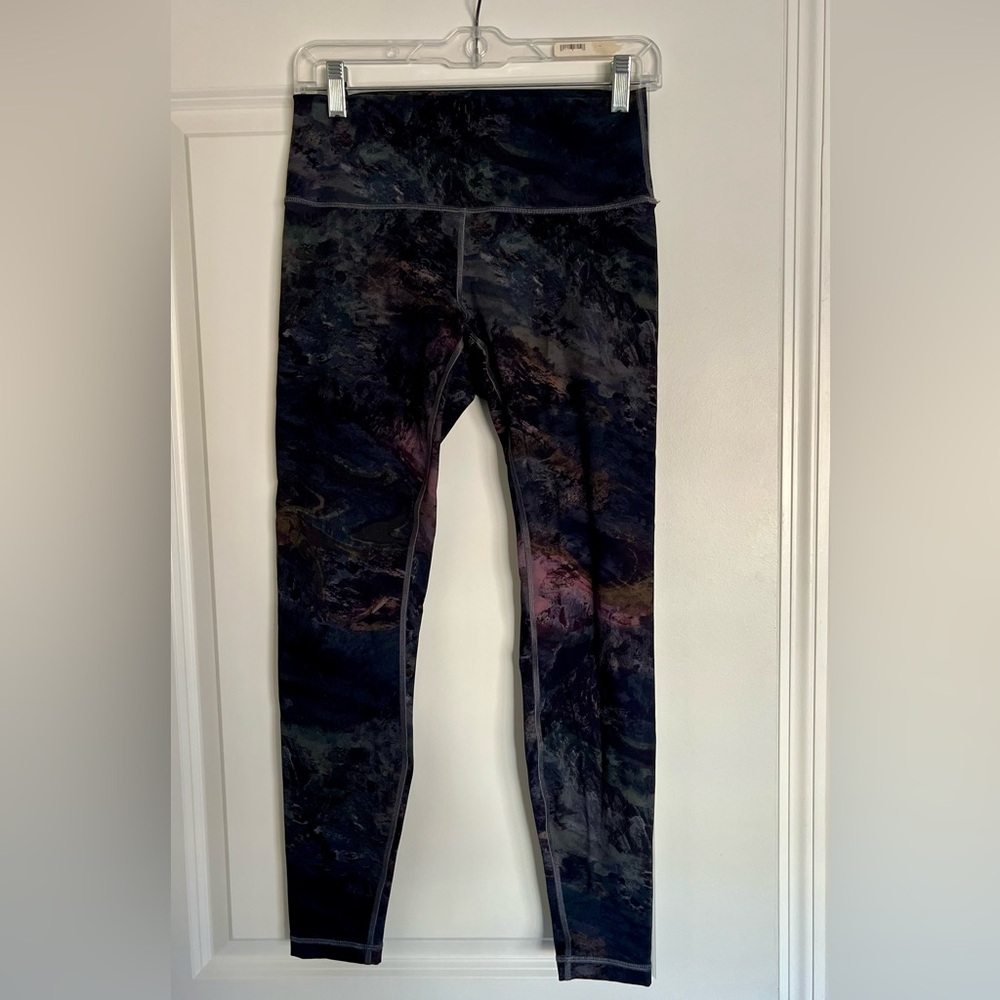 Lululemon multicolor leggings size 8